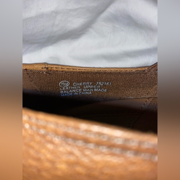 Michel M. leather shoes with buckle, size 7 1/2 - Picture 5 of 6